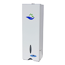 WHITE STEEL FREE NAPKIN DISPENSER