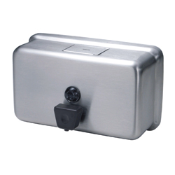 STAINLESS STEEL HORIZONTAL SOAP DISPENSER