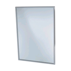 MIROIR CADRE EN ACIER INOX 18