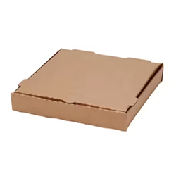 BOÎTE À PIZZA BRUNE EN CARTON ONDULÉ 14