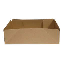 KRAFT CARRY-OUT TRAY 10.25