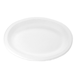 COMPOSTABLE OVAL PLATE 9.9
