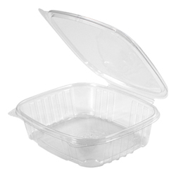 FLAT HINGED LID CLEAR CONTAINER 24 OZ