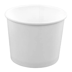 ROUND WHITE PAPER CONTAINER 20 OZ