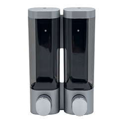DISTRIBUTEUR DOUBLE ARGENT 2 X 300 ML