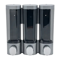 DISTRIBUTEUR TRIPLE ARGENT 3 X 300 ML