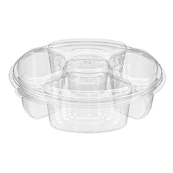 COMBO PLATEAU COUVERCLE 5 COMPARTIMENTS 65 OZ 9