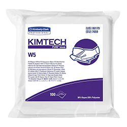 ''KIMTECH PURE'' CHIFFON SEC BLANC 9''X9''