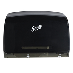 SINGLE JRT BATHROOM TISSUE DISPENSER BLACK