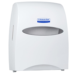 MANUAL HAND TOWEL DISPENSER WHITE