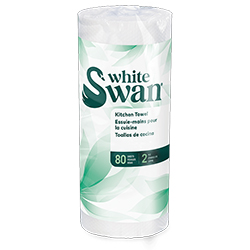 ROLL TOWEL WHITE 80S 2PLY