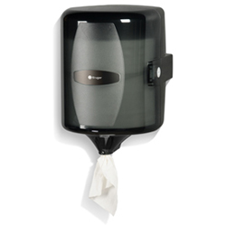 CENTER PULL HAND PAPER DISPENSER BLACK SMOKE