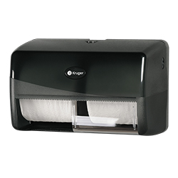 BATHROOM TISSUE DISPENSER TWIN BLACK SMOKE