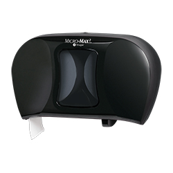 BATHROOM TISSUE DISPENSER TWIN BLACK SMOKE