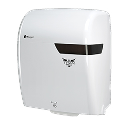 HYDRID ELECTRONIC ROLL TOWEL DISPENSER WHITE