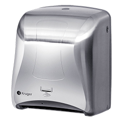 ELECTRONIC TOUCHLESS TOWEL DISPENSER STAINLESS STEEL