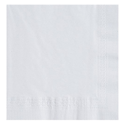 SERVIETTE DE TABLE FLATNAP BLANCHE 14.5