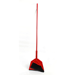 RED ANGLE BROOM WITH DUSTPAN 12