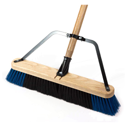 SOFT FIBER PRE-ASSEMBLED PUSH BROOM 24