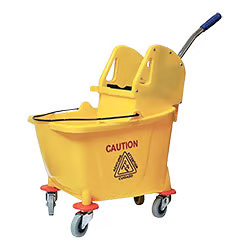 CHAUDIÈRE ESSOREUSE DESCENDANTE JAUNE 30L