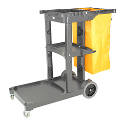 GREY CLEANING CART