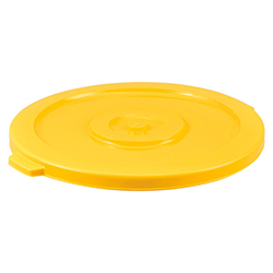 75L YELLOW ROUND CONTAINER COVER LID