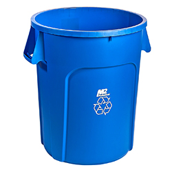 RECYCLING ROUND CONTAINER 121L
