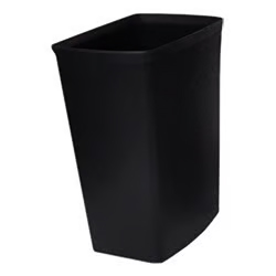 POUBELLE RECTANGULAIRE NOIRE 14L