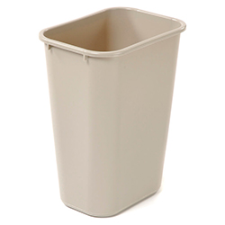 BEIGE RECTANGULAR WASTEBASKET 39L