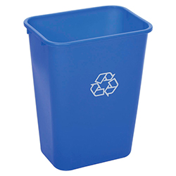 RECYCLING RECTANGULAR WASTEBASKET 39L