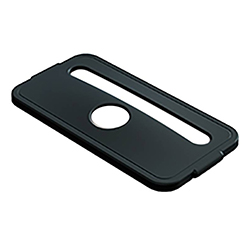 RECTANGULAR RECYCLING LID BLACK
