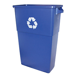 RECYCLING RECTANGULAR CONTAINER WITH HANDLES 87L