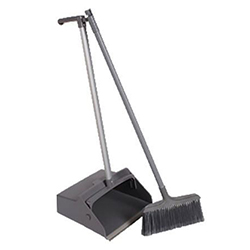 PLASTIC LOBBY DUSTPAN WITH BROOM