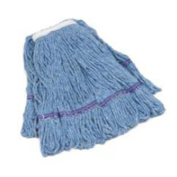 WET MOP HEAD LOOPED BLUE MEDIUM