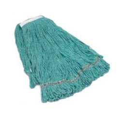 WET MOP HEAD LOOPED GREEN MEDIUM