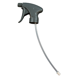 GREY SPRAYER TRIGGER CHEMICAL RESISTANT 9.75