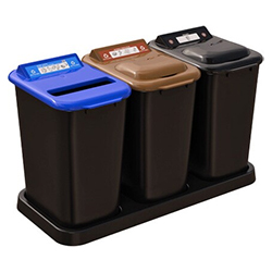 RECYCLING STATION 3 BIN 26 LITERS