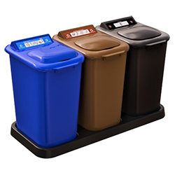 RECYCLING STATION 3 BIN 26 LITERS