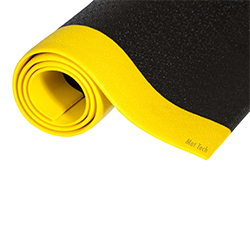 COMFORT KING BLACK AND YELLOW CARPET 2'X3'