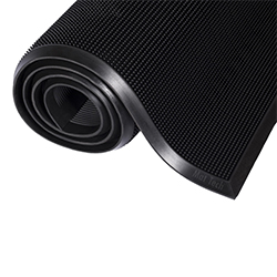 TAPIS MAT A DOR NOIR 2'X2'8