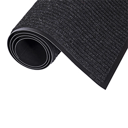 NEEDLE RIB CHARCOAL CARPET 3'X10'