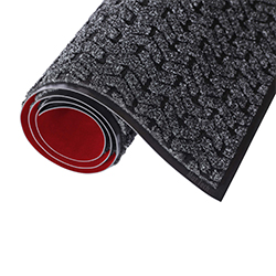 TIRE TRACK CHARCOAL CARPET 4'X10'