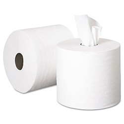 CENTER PULL HAND TOWEL WHITE 600S 7.65