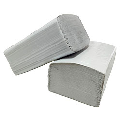 WHITE SINGLEFOLD HAND TOWEL 9.25