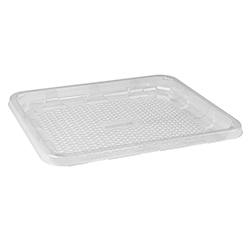 PLATEAU PLASTIQUE CLAIR 9D