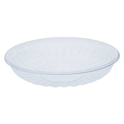 CLEAR SALAD BOWL SHALLOW 12