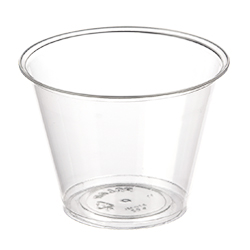 CLEAR PLASTIC CUP 9OZ