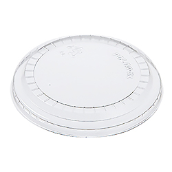 FLAT CLEAR LID WITHOUT HOLE 94MM