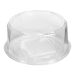 COMBO BASE WITH CLEAR ROUND DOME LID 9