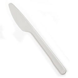 WHITE PLASTIC KNIFE